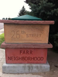 Farr Neighborhood Marker