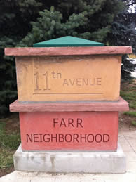 Farr Neighborhood Marker