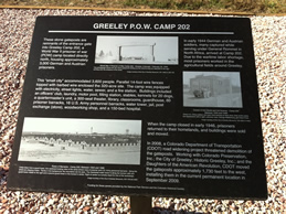 Sign about the camp